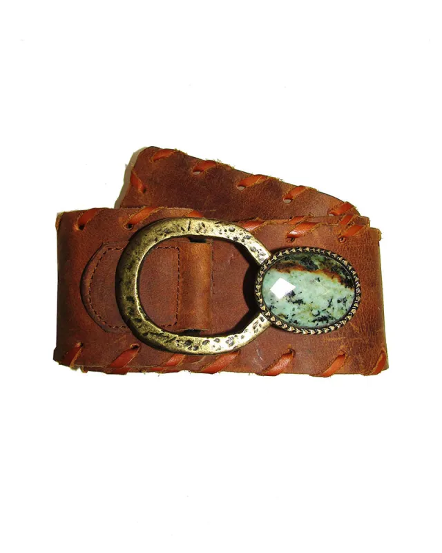 Desierto Wide Belt sold by Leatherock