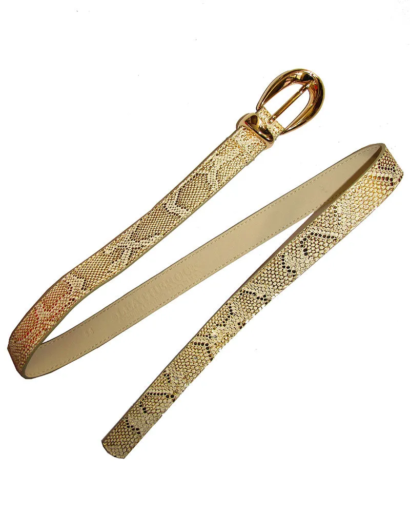 Mina Skinny Belt sold by Leatherock product image thumbnail 3