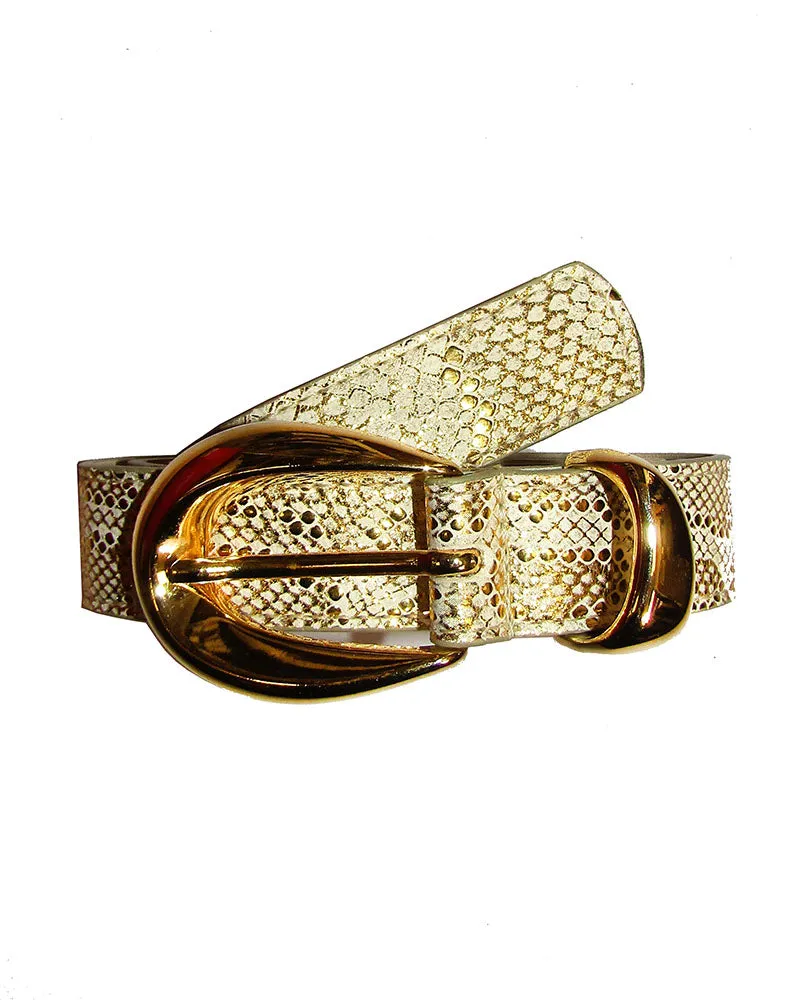 Mina Skinny Belt sold by Leatherock