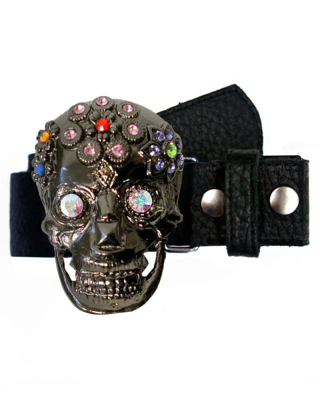 Idol Skull Belt sold by Leatherock