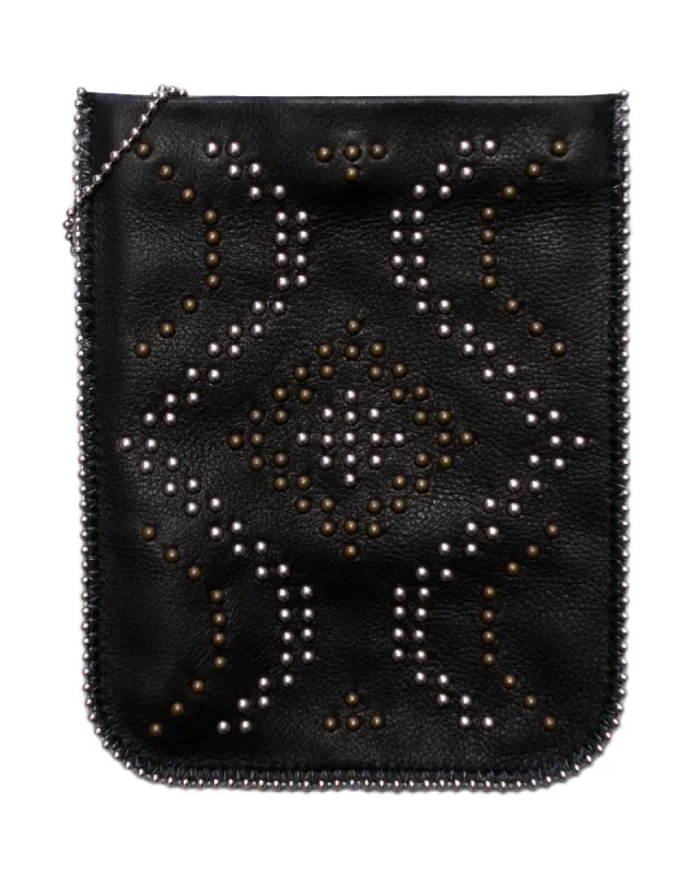 Kiss Studded Cell  Pouch sold by Leatherock
