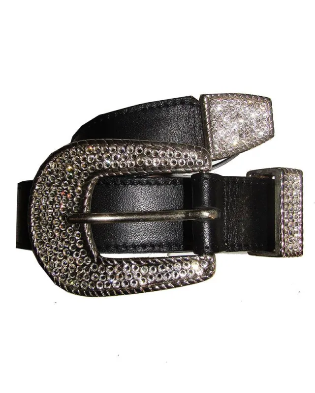 Starla Skinny Belt sold by Leatherock