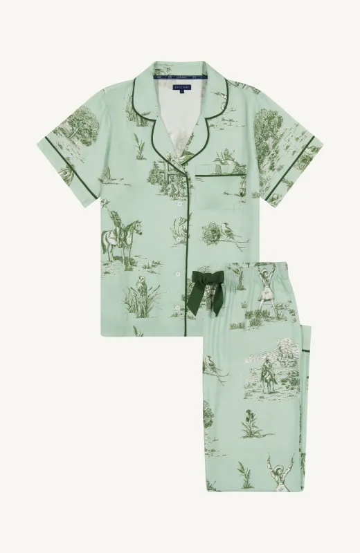 Katie Kime Reyrosa Toile PJ Pant Set sold by Lela Rose