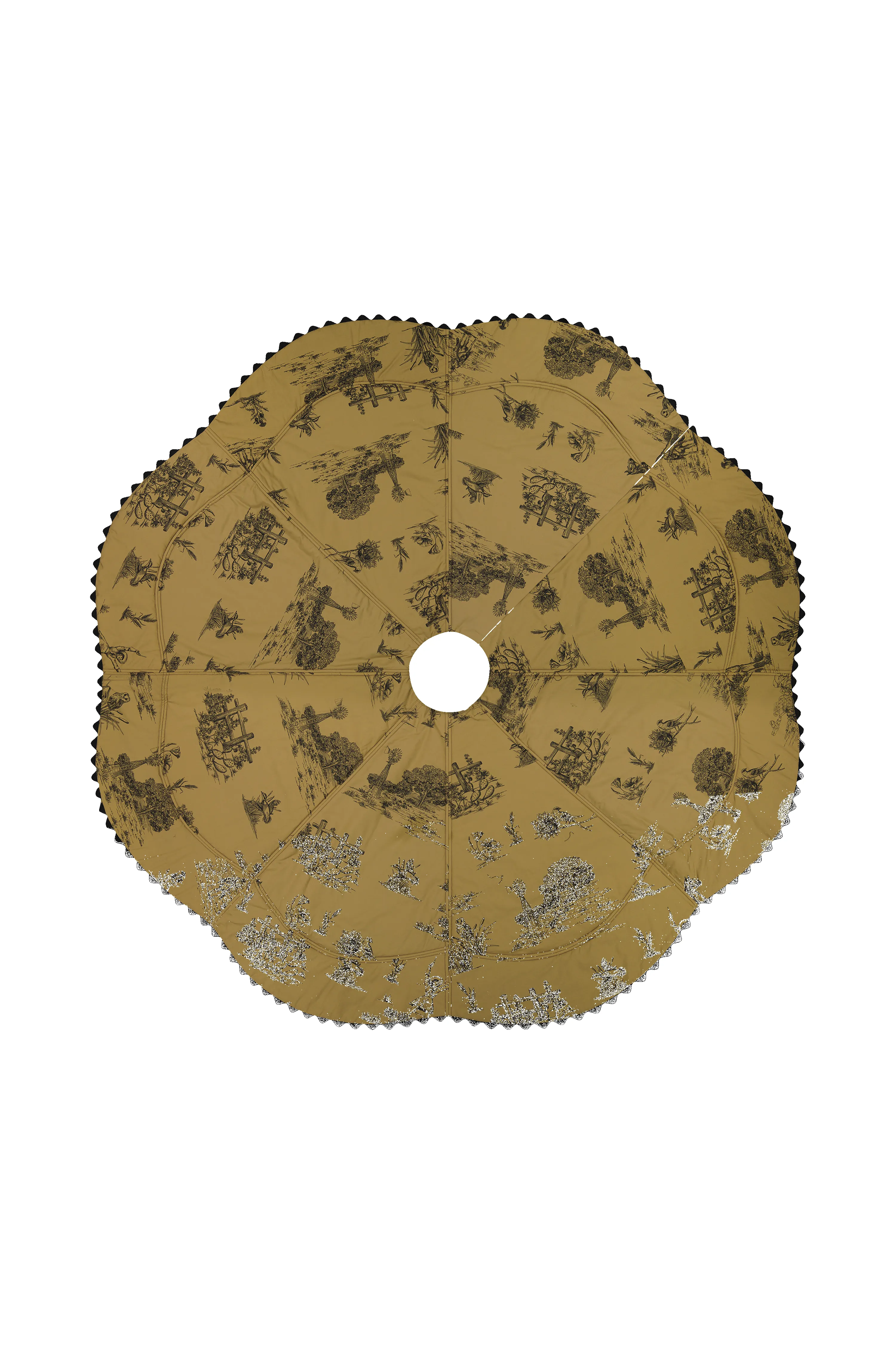 Reyrosa Toile Cotton Tree Skirt sold by Lela Rose