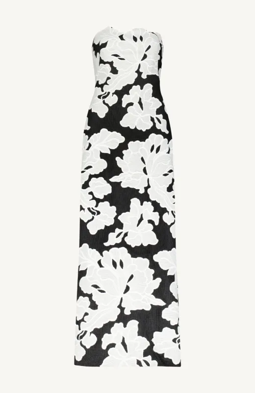 Floral Embroidered Lace Natasha Dress sold by Lela Rose