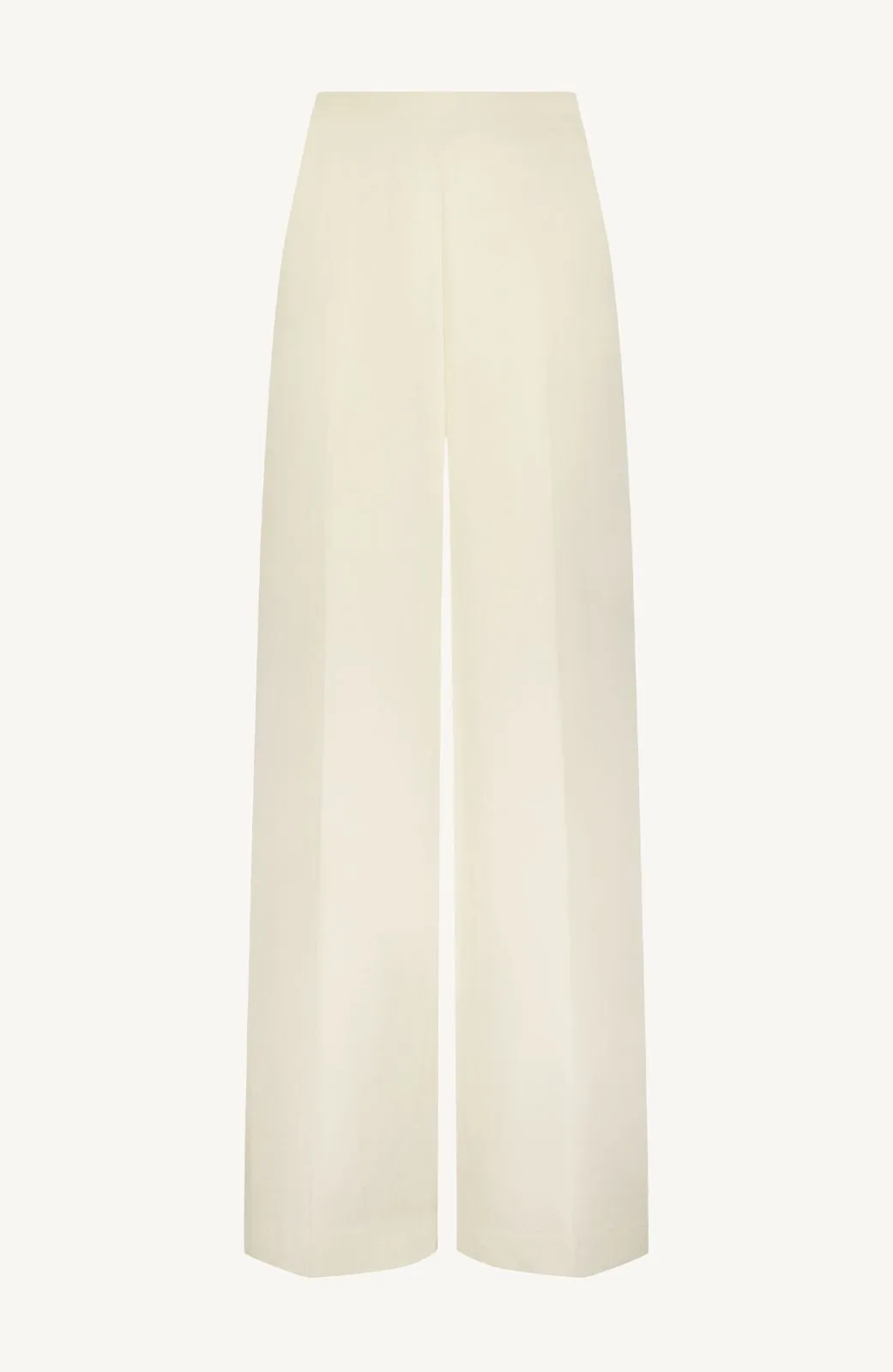 Washed Satin Side Zip Wide Leg Pant sold by Lela Rose