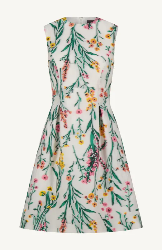 Floral Fil Coupe Betsy Dress sold by Lela Rose