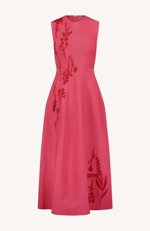 Raffia Embroidered Knit Hailey Dress sold by Lela Rose