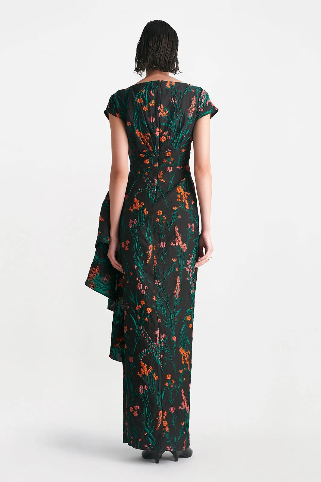 Floral Fil Coupe Florence Gown sold by Lela Rose product image thumbnail 4