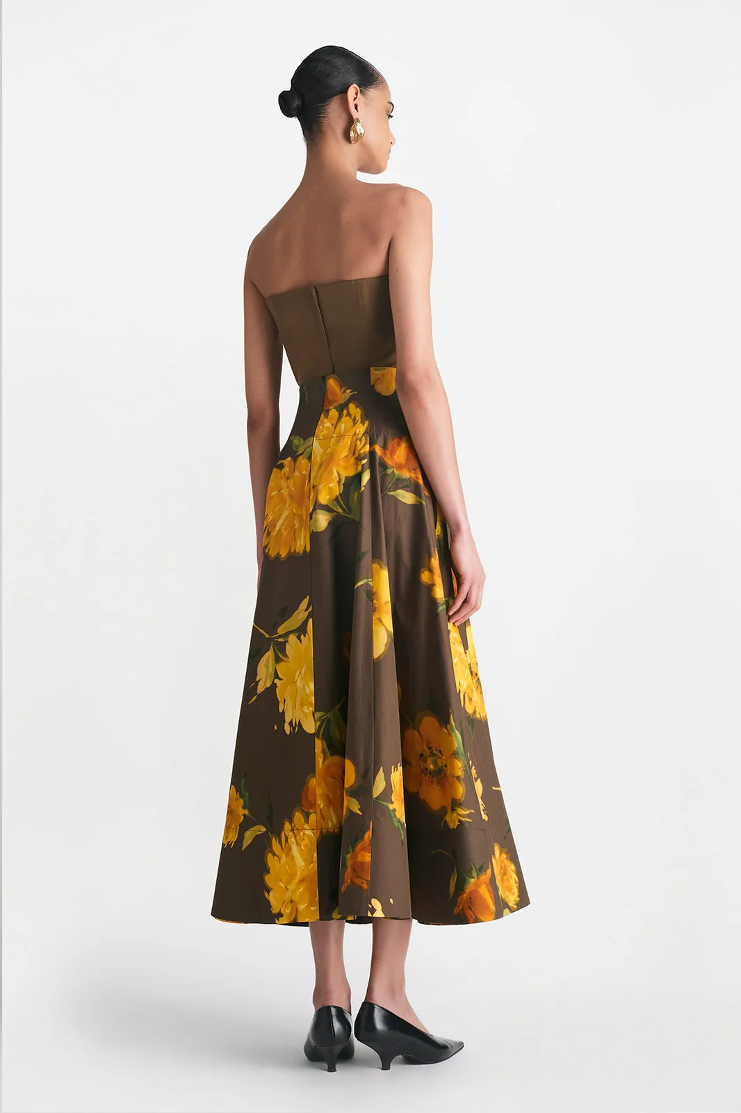 Floral Printed Cotton Parker Skirt sold by Lela Rose product image thumbnail 3