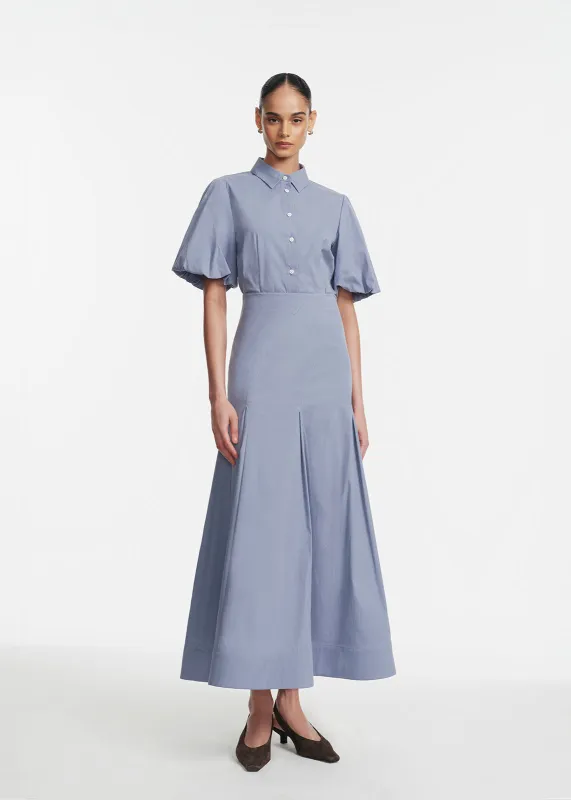 Cotton Poplin Seam Detail Skirt sold by Lela Rose