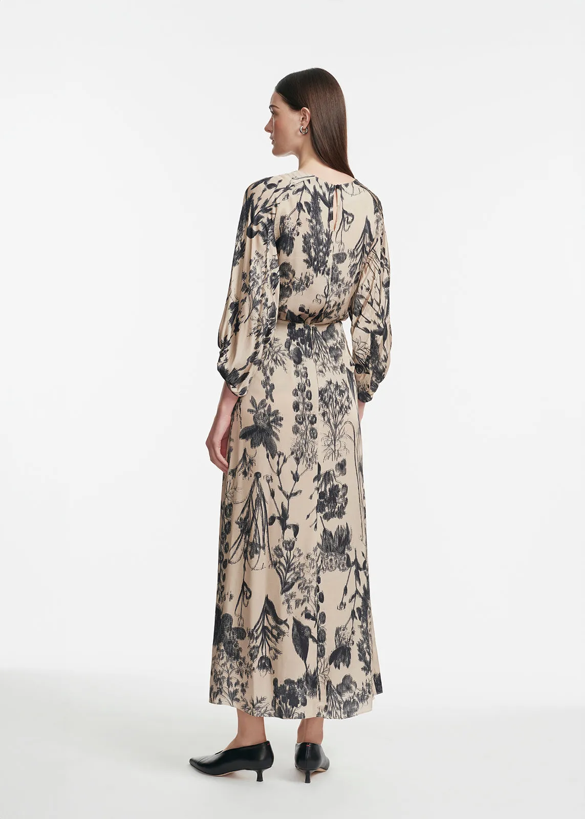 Floral Satin A-Line Skirt sold by Lela Rose product image thumbnail 2