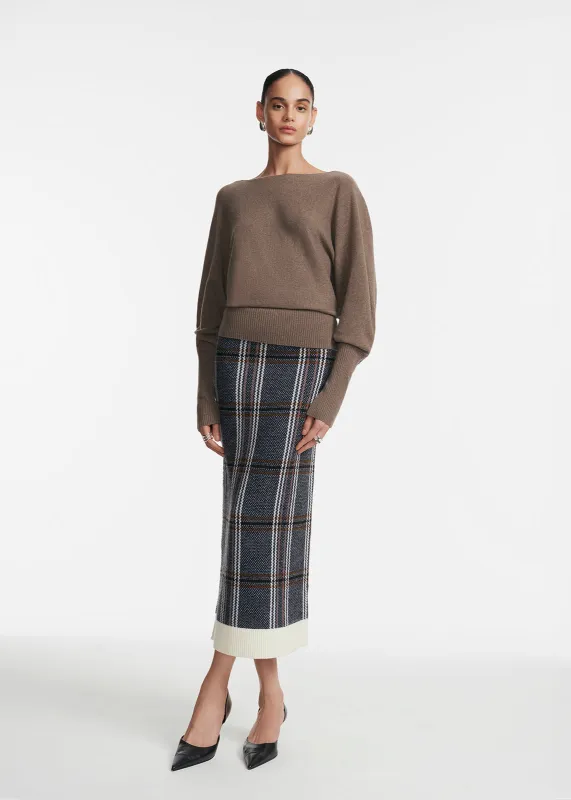Cashmere Knit Dolman Top sold by Lela Rose