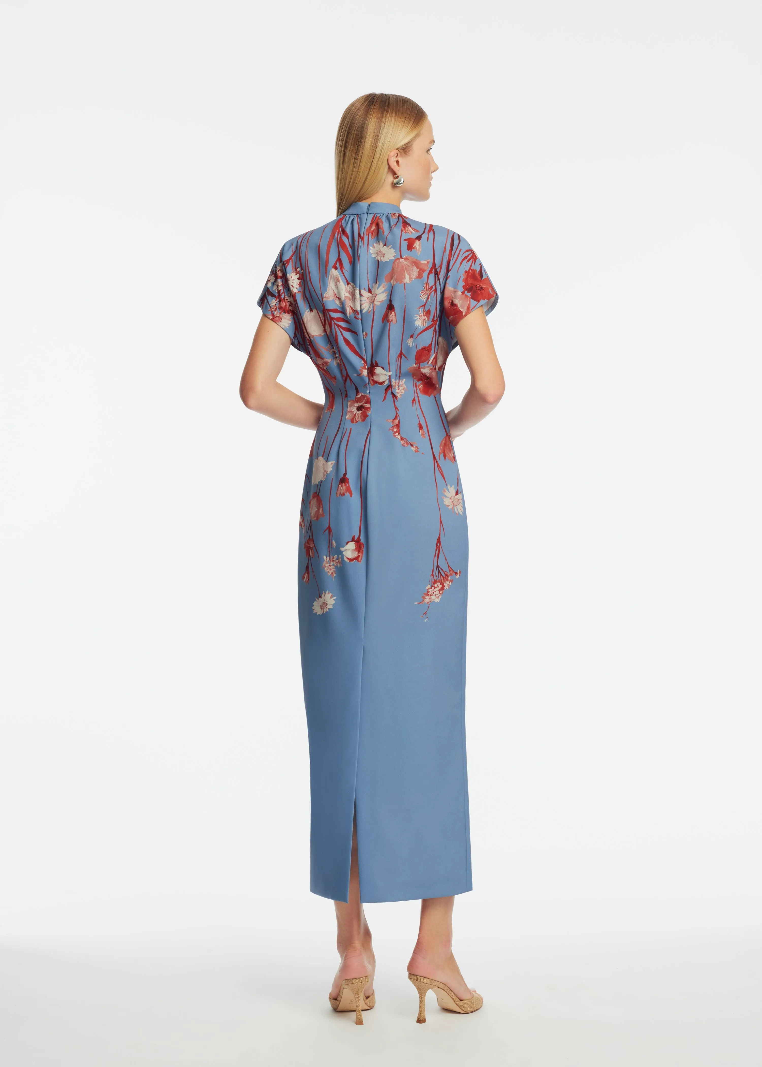 Floral Crepe Stella Dress sold by Lela Rose product image thumbnail 2