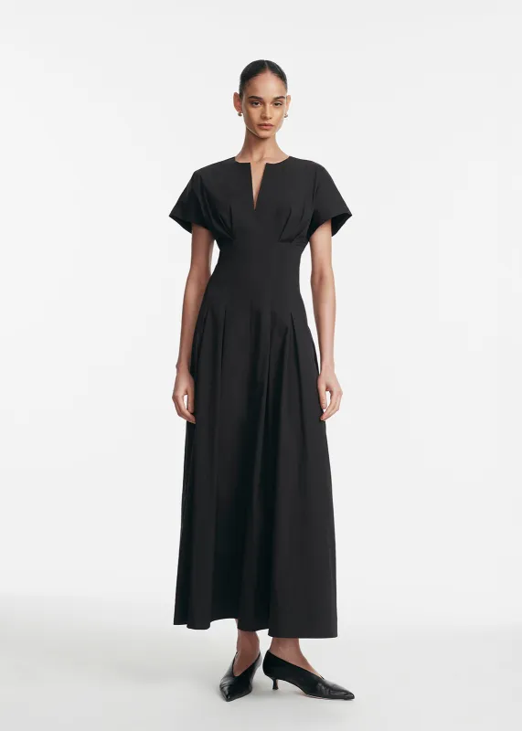 Cotton Poplin Smocked Back Dress sold by Lela Rose