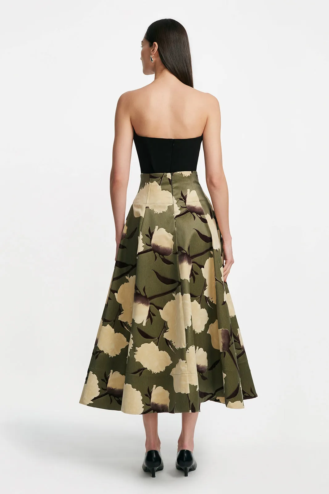 Floral Velvet Parker Skirt sold by Lela Rose product image thumbnail 3