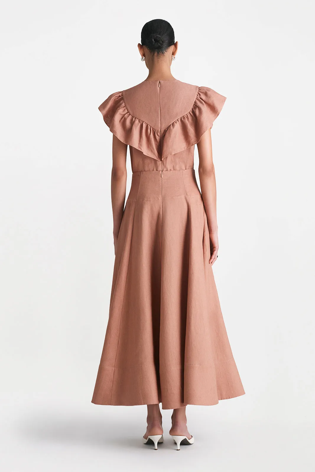 Linen High Waist Full Skirt sold by Lela Rose product image thumbnail 2