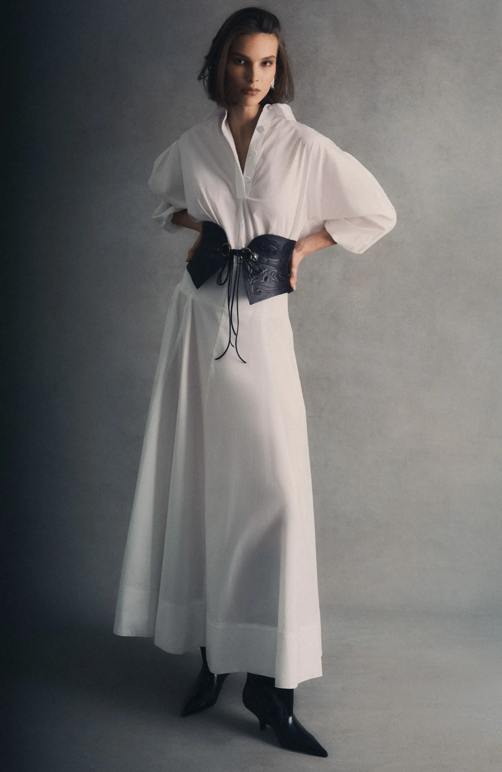 Cotton Poplin Parker Skirt sold by Lela Rose product image thumbnail 2