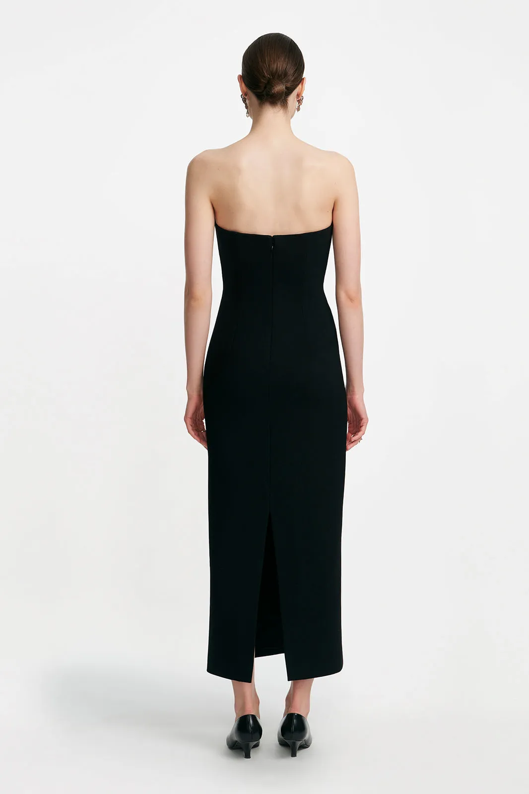 Crystal Embroidery Strapless Sheath sold by Lela Rose product image thumbnail 3