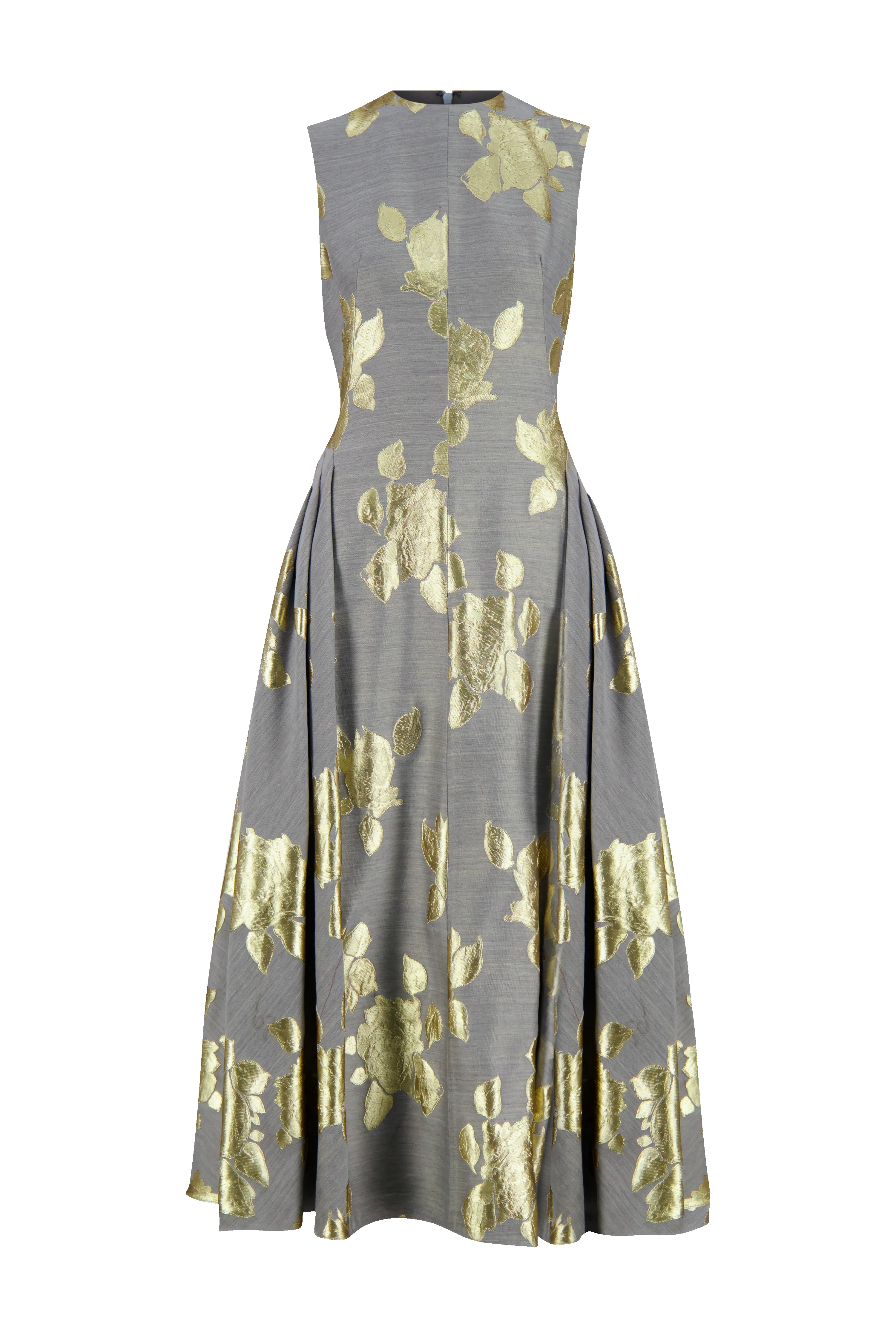 Floral Fil Coupe Sleeveless A Line Dress sold by Lela Rose product image thumbnail 4