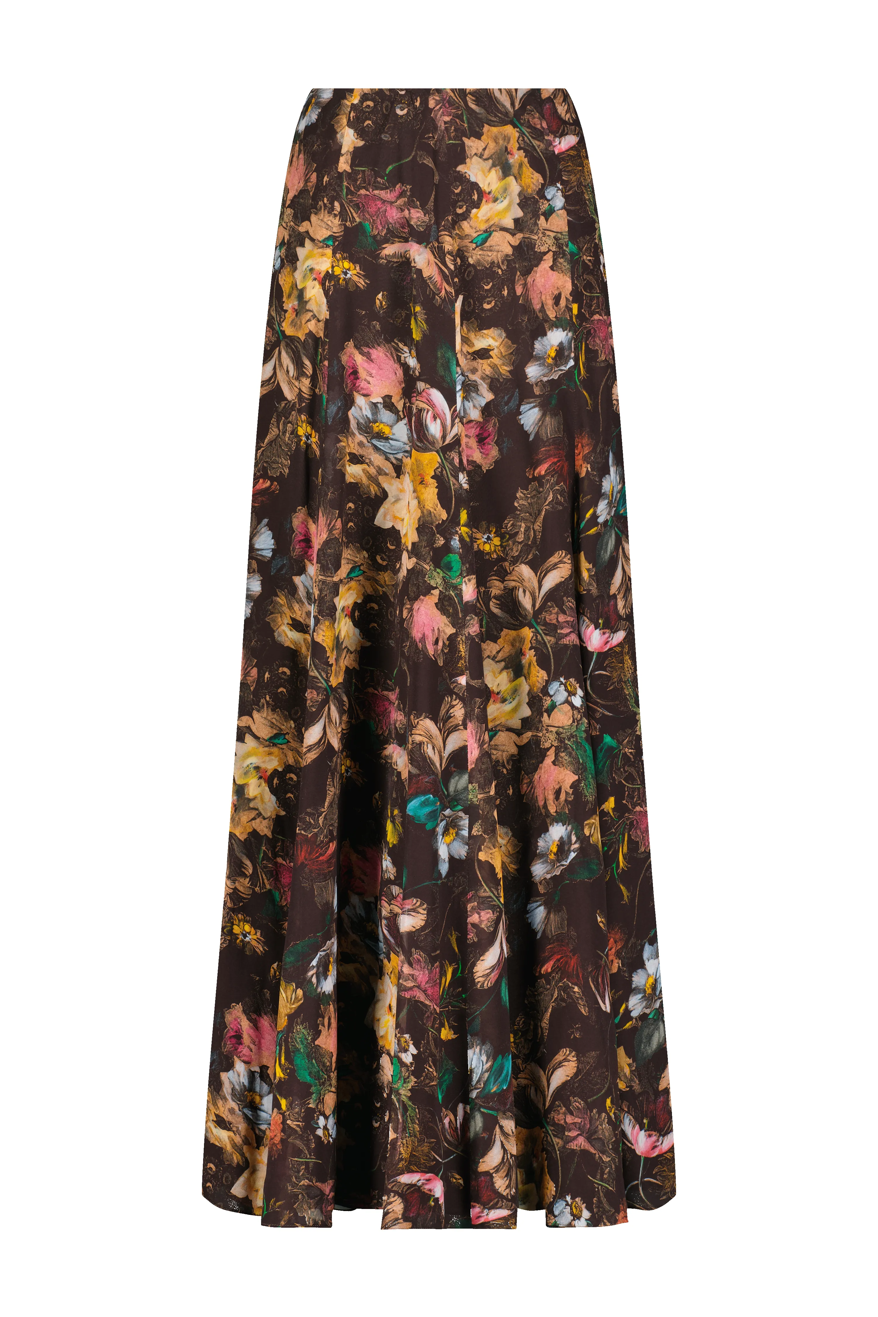 Floral Printed Chiffon Trumpet Skirt sold by Lela Rose product image thumbnail 3