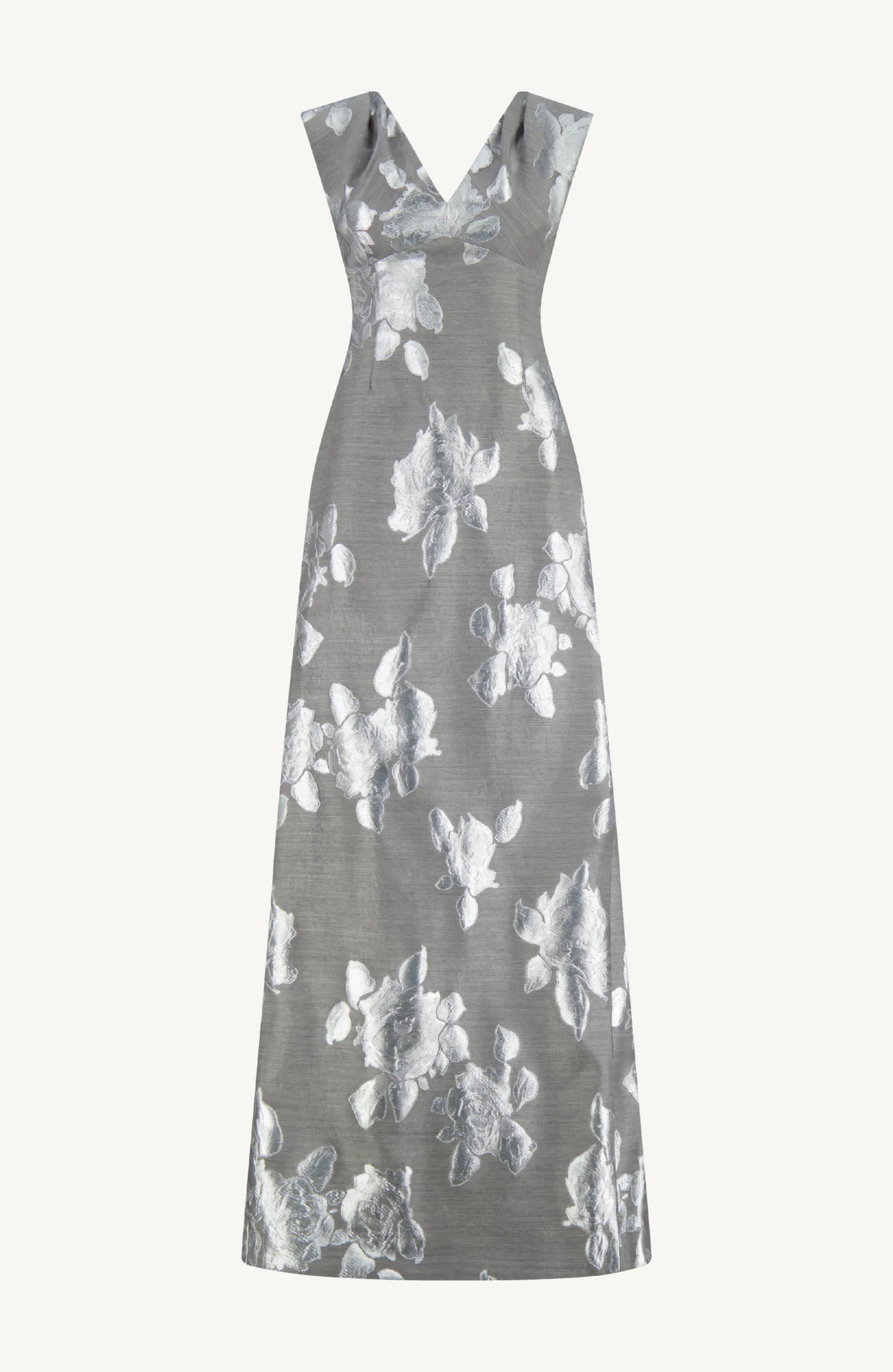 Floral Fil Coupe V Neck Gown sold by Lela Rose product image thumbnail 4