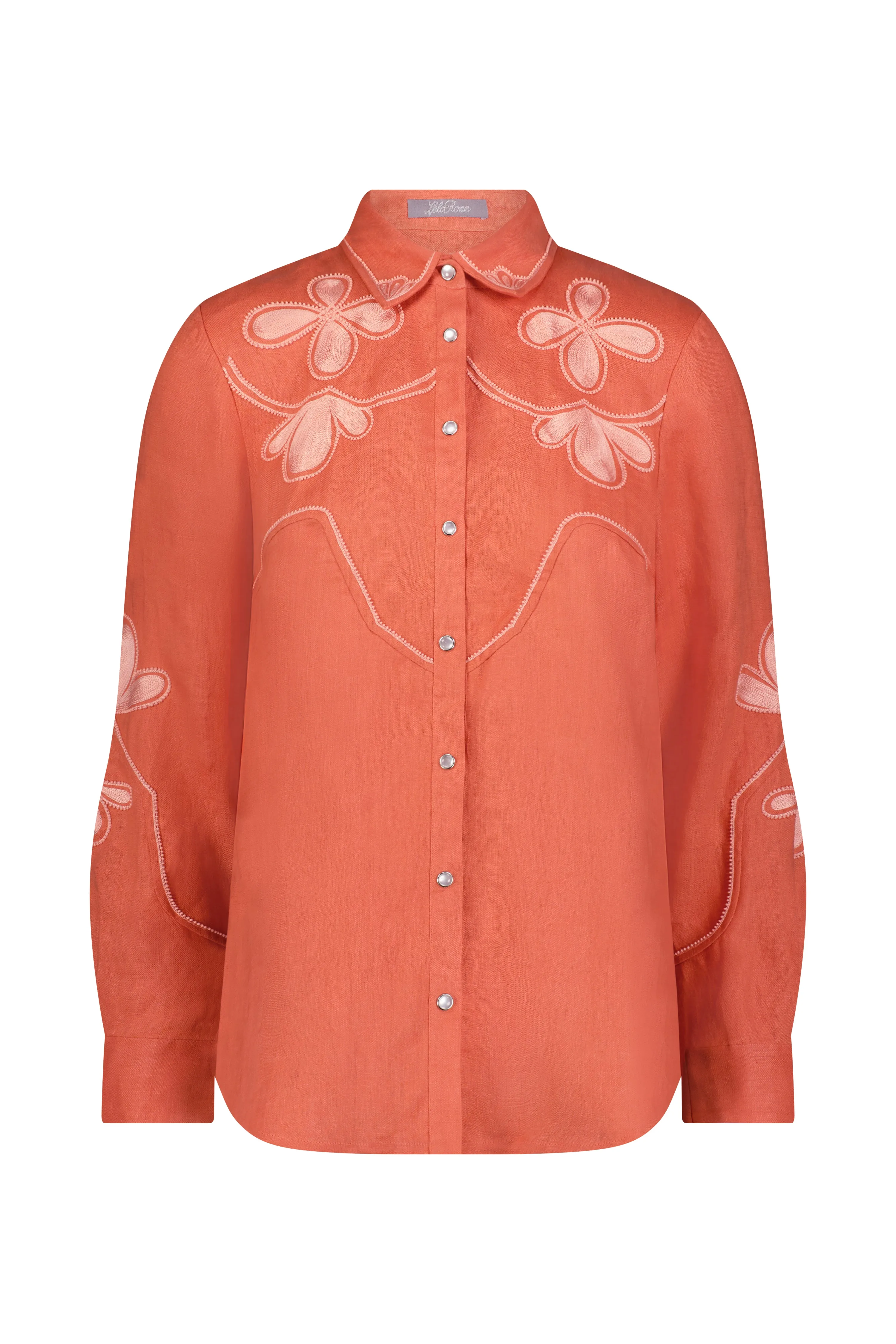 Thread Loop Embroidery Shirt sold by Lela Rose product image thumbnail 3