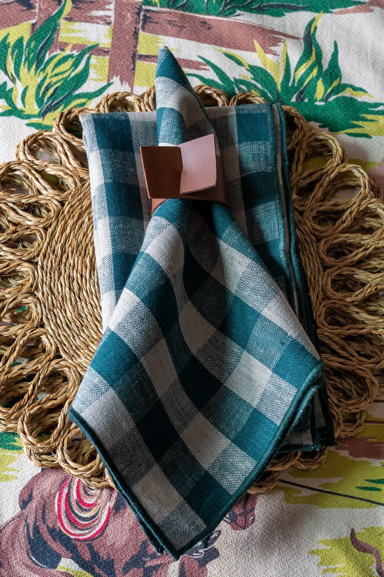 Leather Napkin Rings sold by Lela Rose product image thumbnail 2