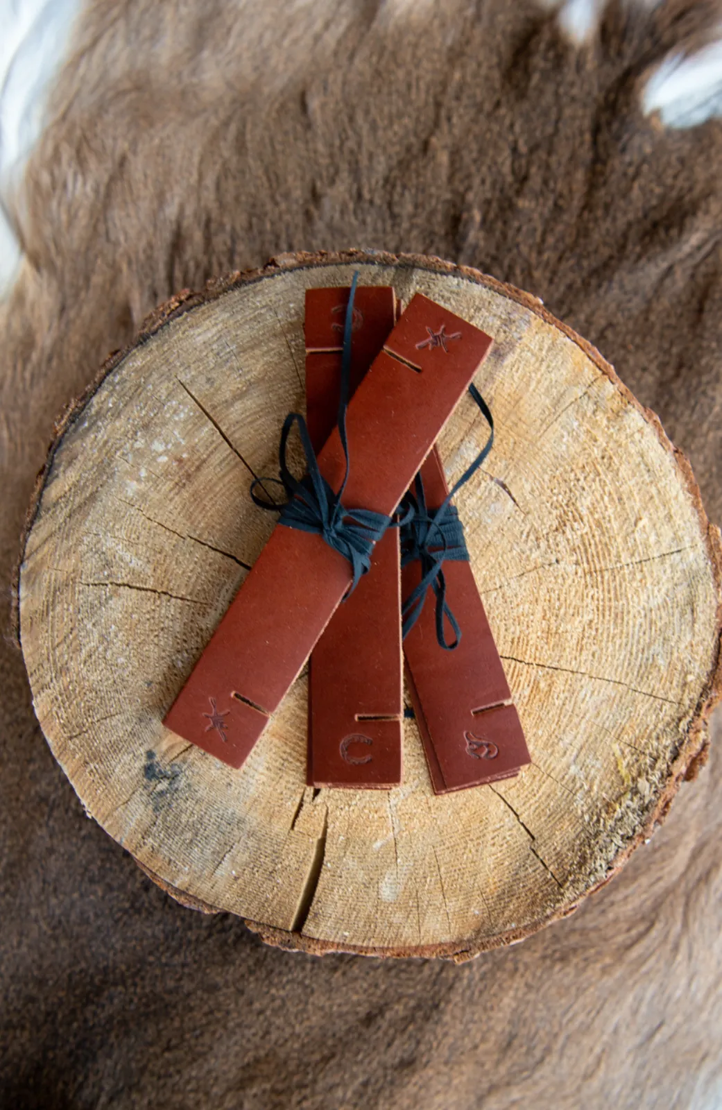 Leather Napkin Rings sold by Lela Rose