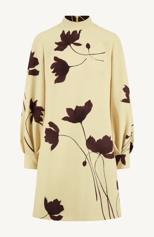 Floral Printed Crepe Elizabeth Dress sold by Lela Rose
