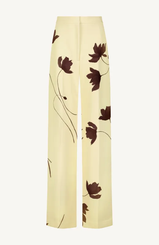 Floral Printed Crepe Molly Pant sold by Lela Rose