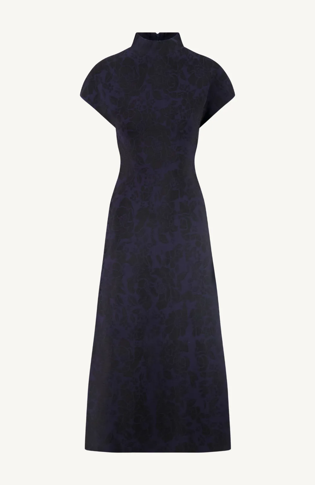 Floral Jacquard Knit Mock Neck Dress sold by Lela Rose