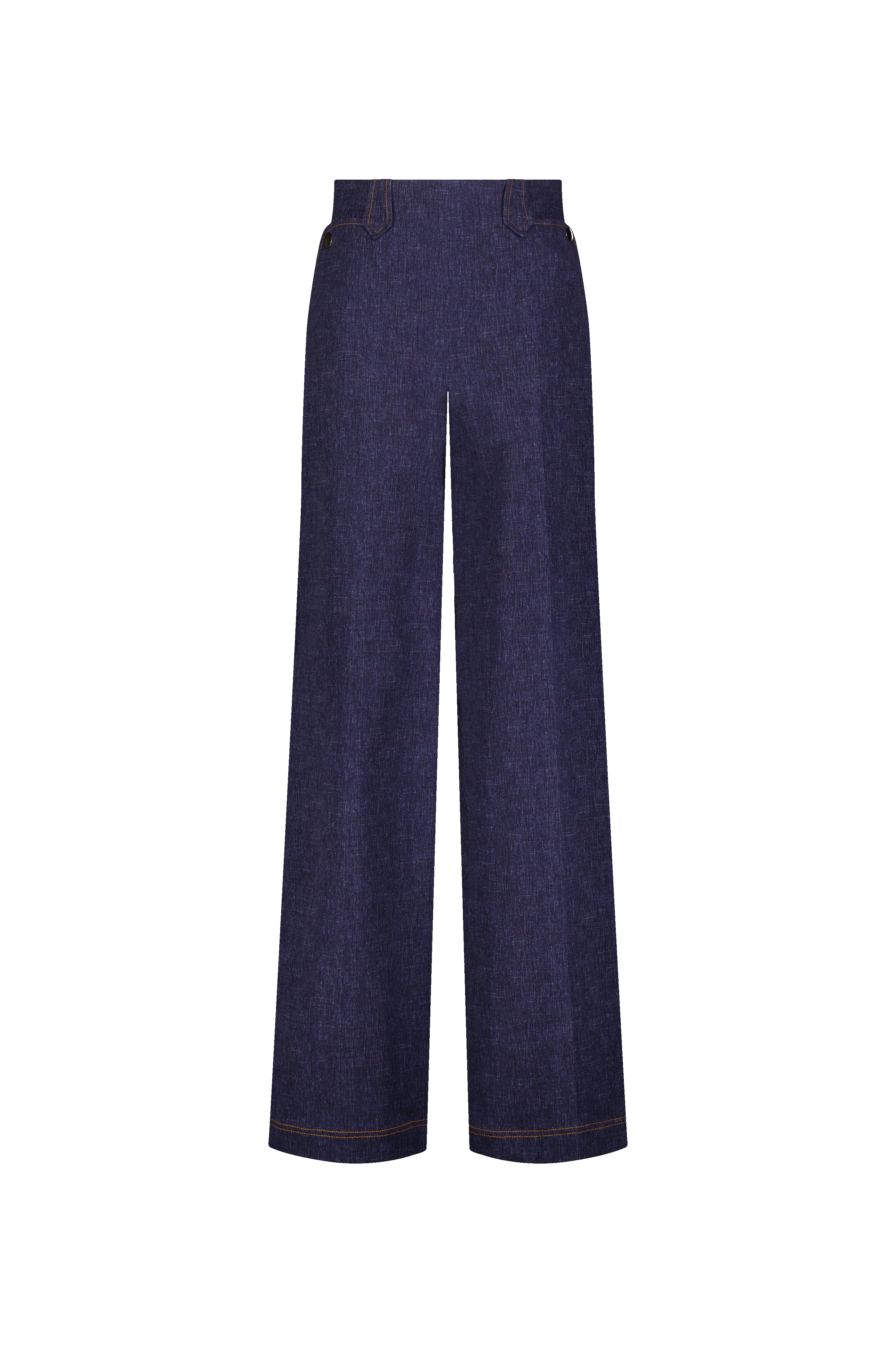 Stretch Denim Pant sold by Lela Rose product image thumbnail 5