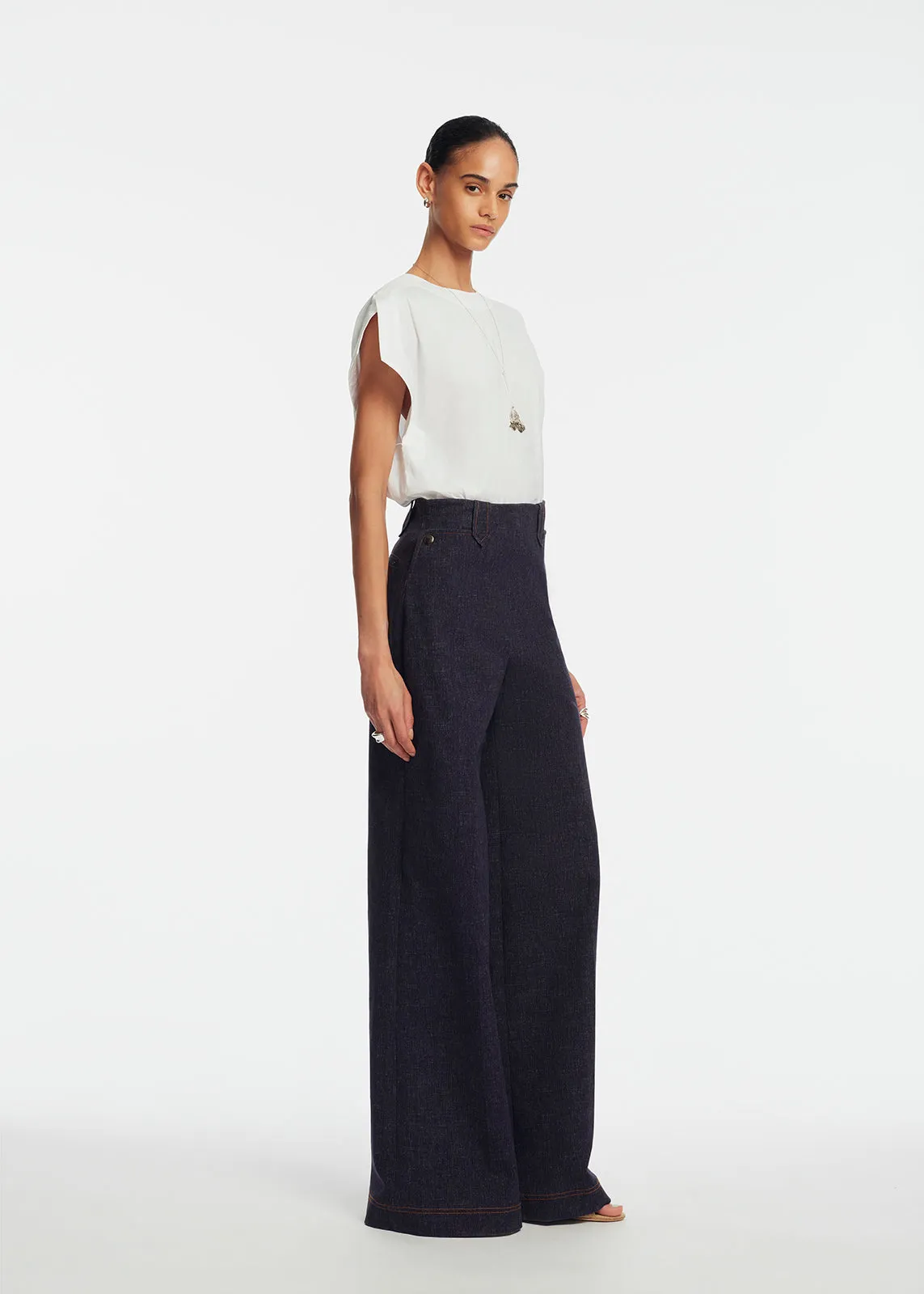 Stretch Denim Pant sold by Lela Rose product image thumbnail 3