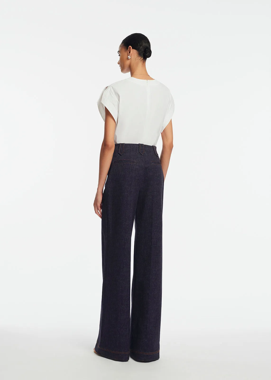 Stretch Denim Pant sold by Lela Rose product image thumbnail 4