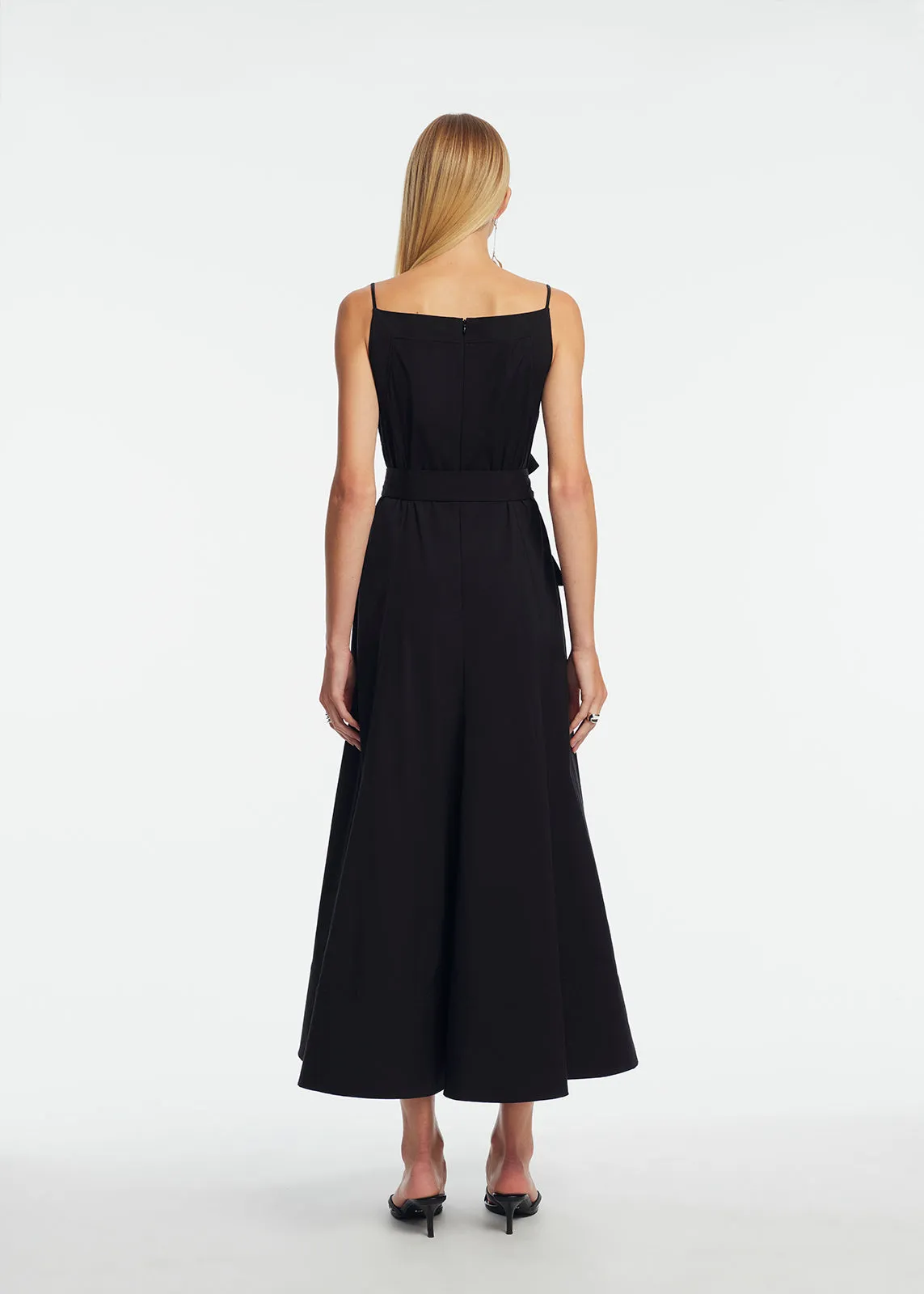 Cotton Poplin Belted Dress sold by Lela Rose product image thumbnail 3