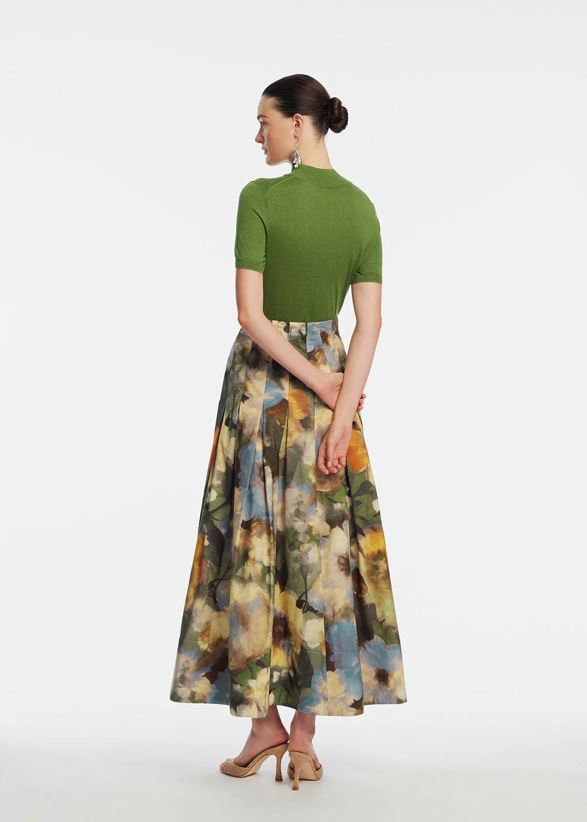 Merino Silk Knit T-Shirt sold by Lela Rose product image thumbnail 2