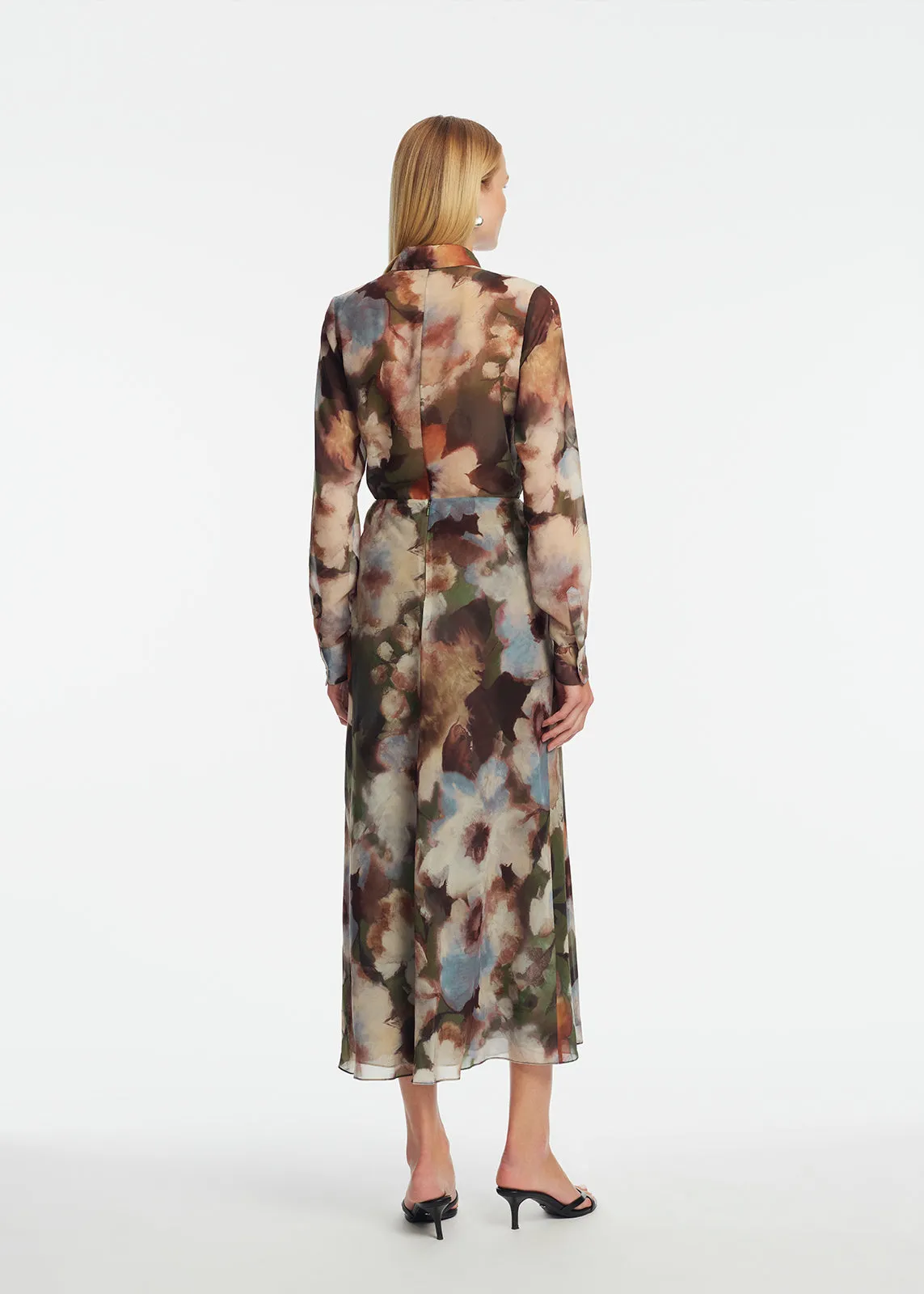 Floral Printed Chiffon Sophie Skirt sold by Lela Rose product image thumbnail 3