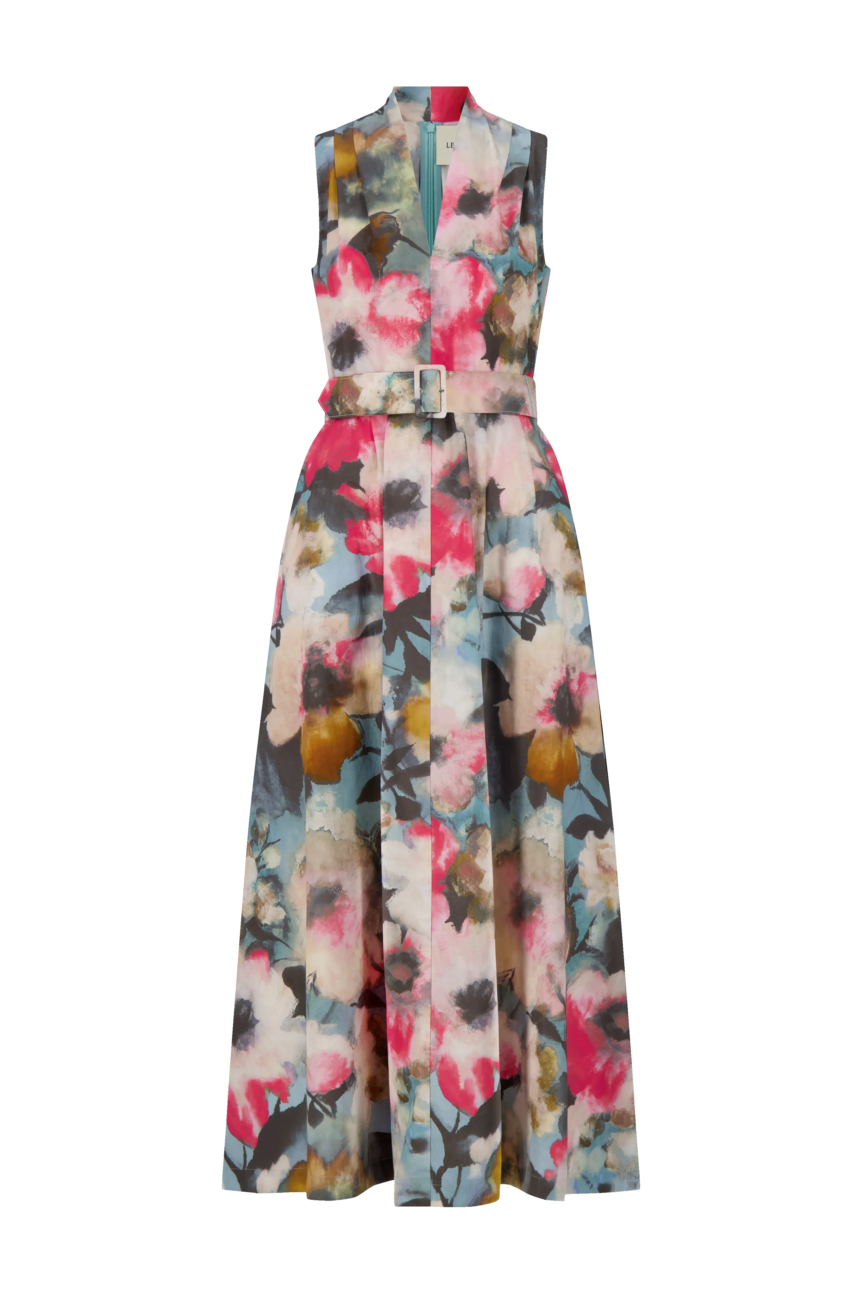 Floral Printed Cotton Margot Dress sold by Lela Rose product image thumbnail 3