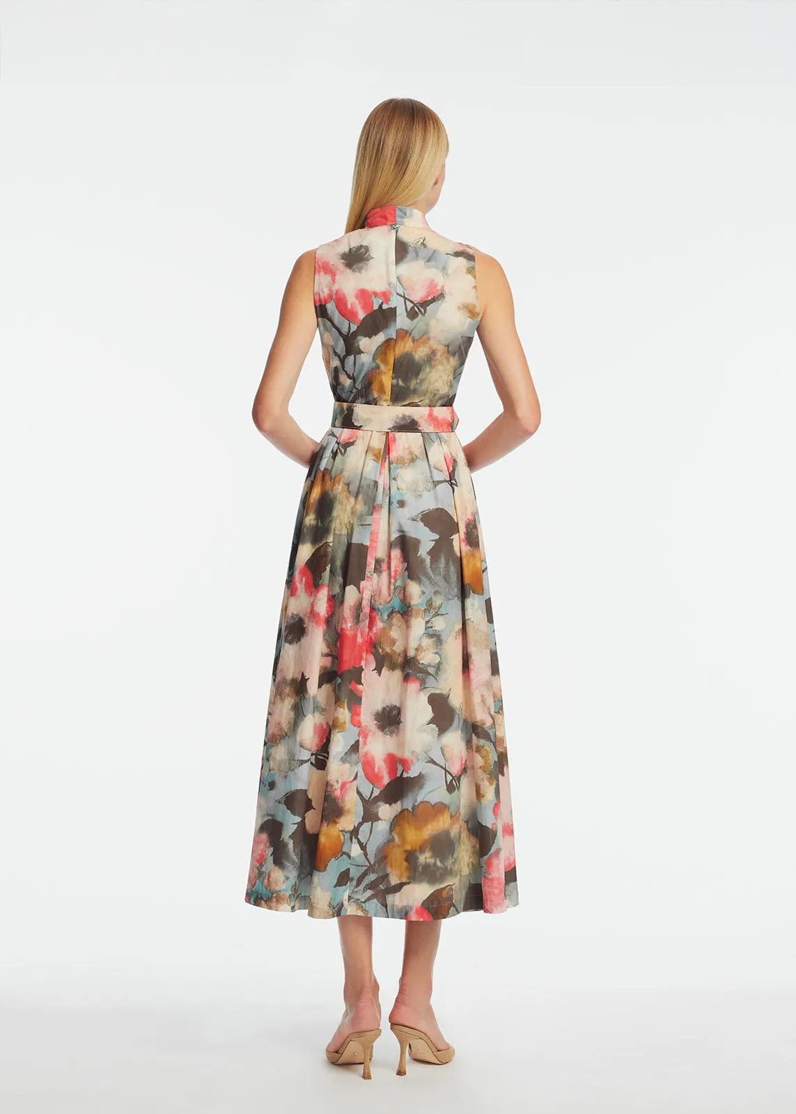 Floral Printed Cotton Margot Dress sold by Lela Rose product image thumbnail 2