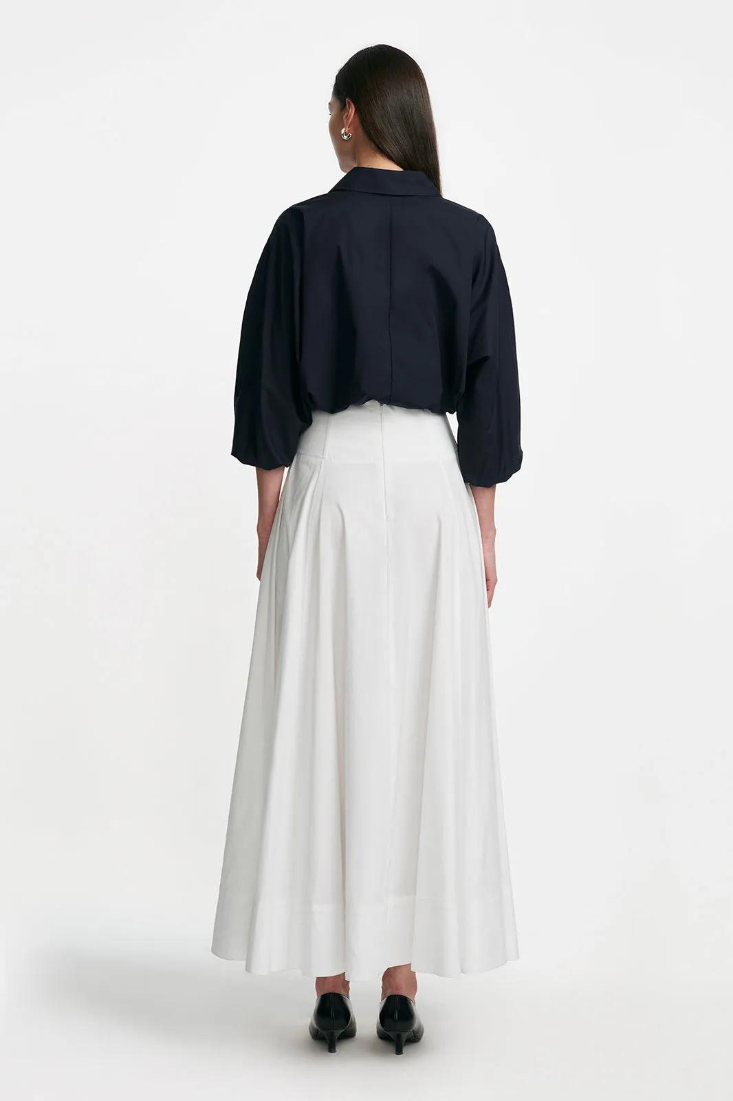 Cotton Poplin Long Sleeve Top sold by Lela Rose product image thumbnail 2