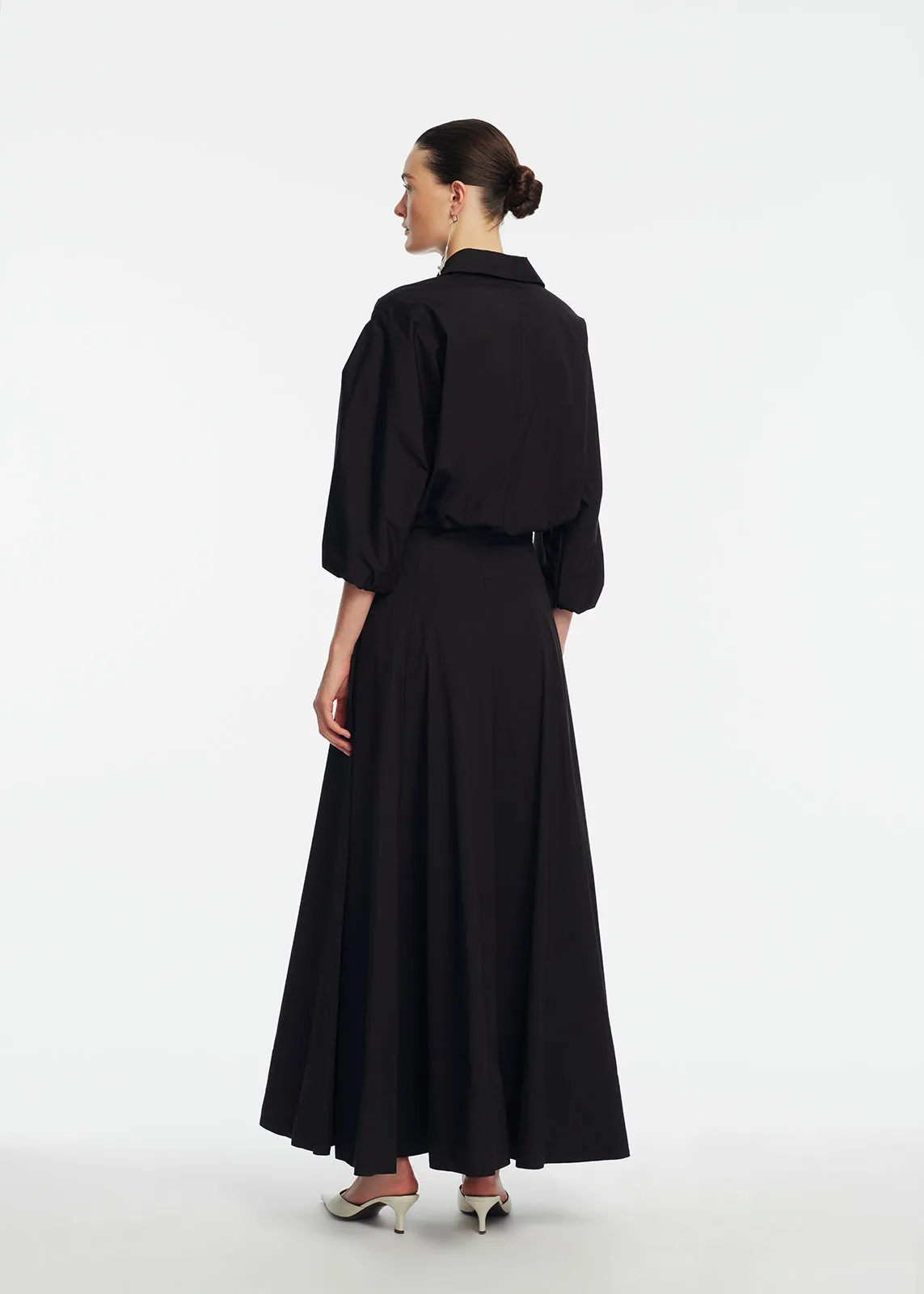 Cotton Poplin Long Sleeve Top sold by Lela Rose product image thumbnail 3