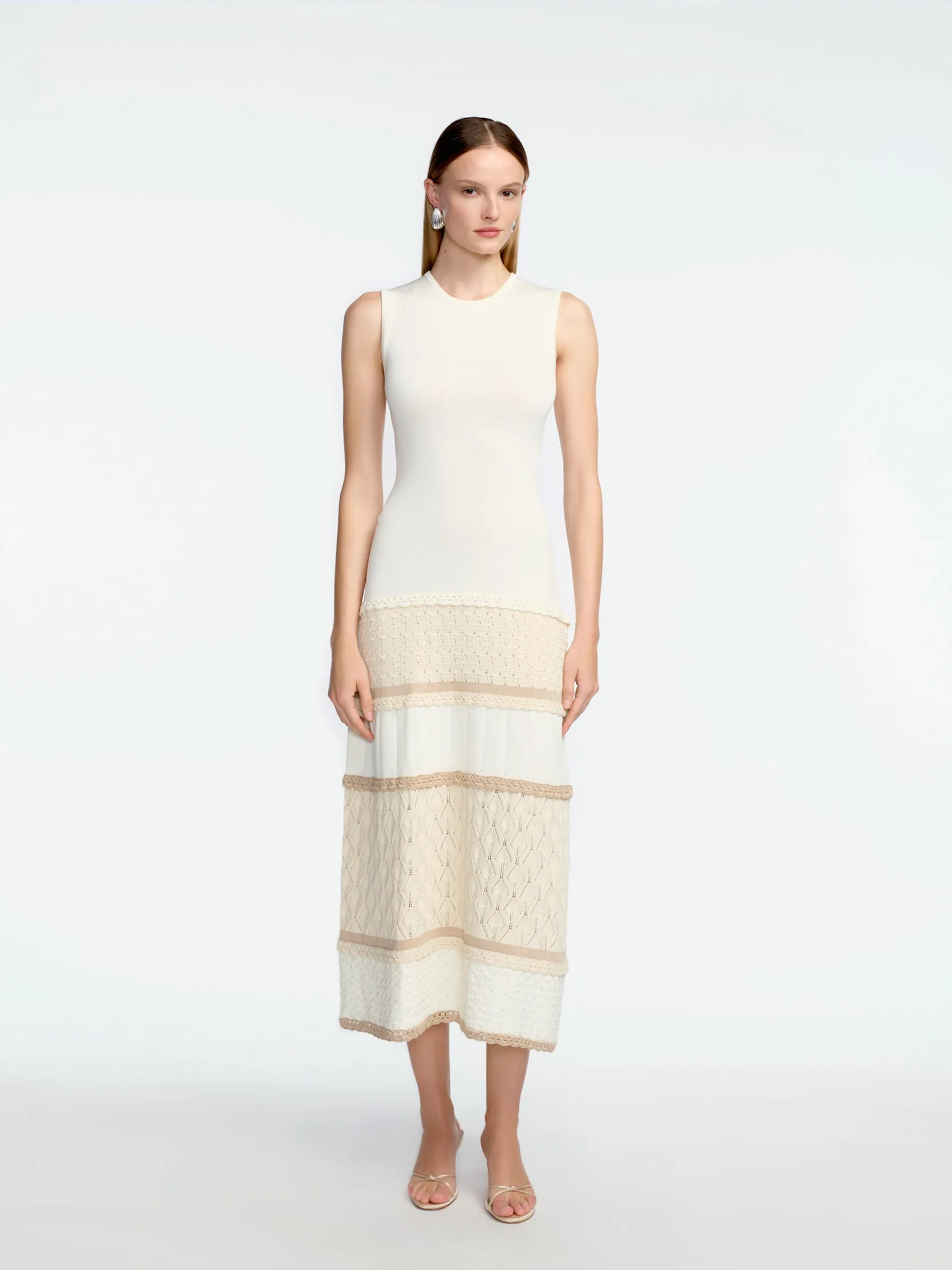 Pointelle Knit Dress sold by Lela Rose