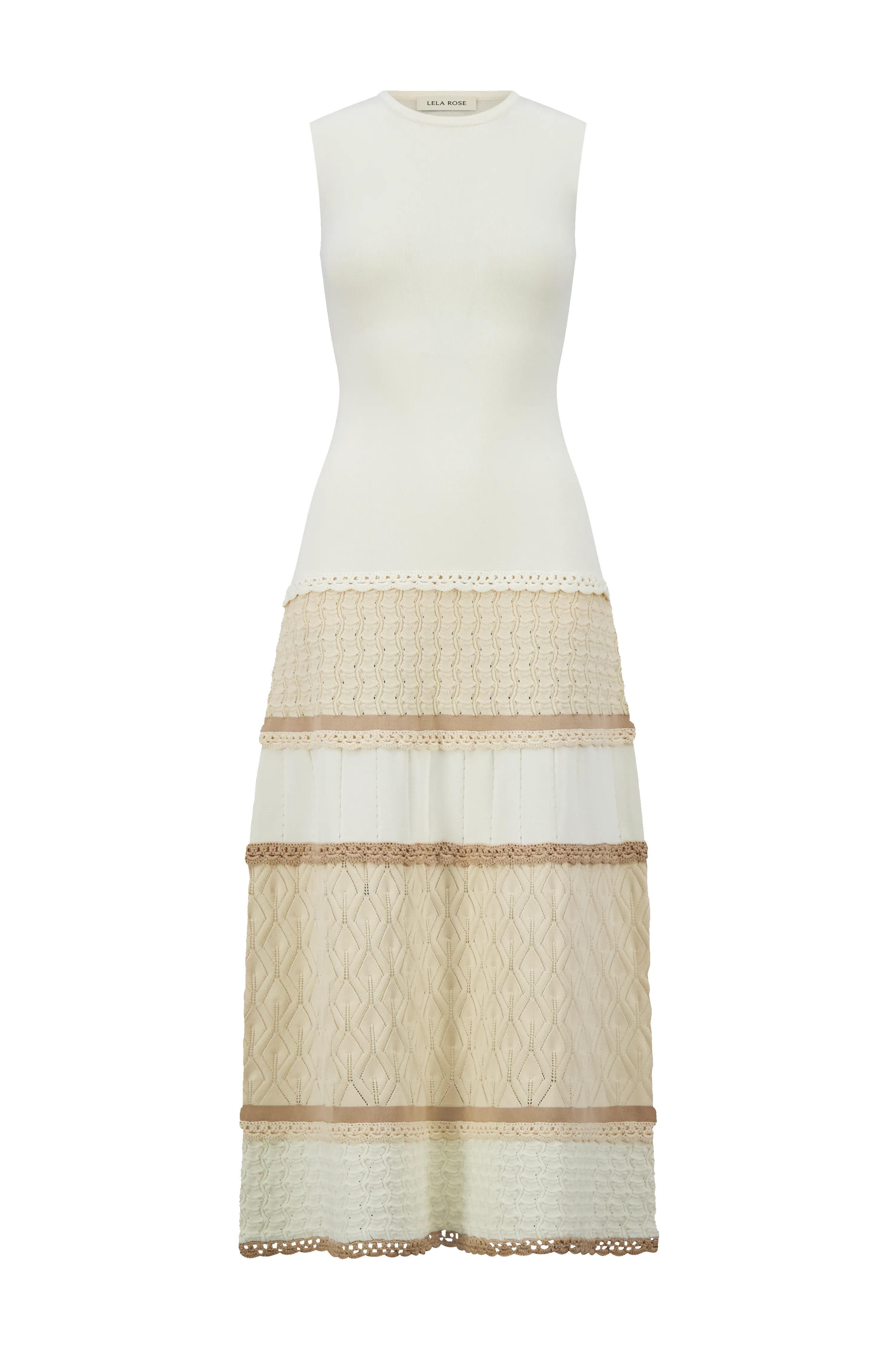 Pointelle Knit Dress sold by Lela Rose product image thumbnail 5