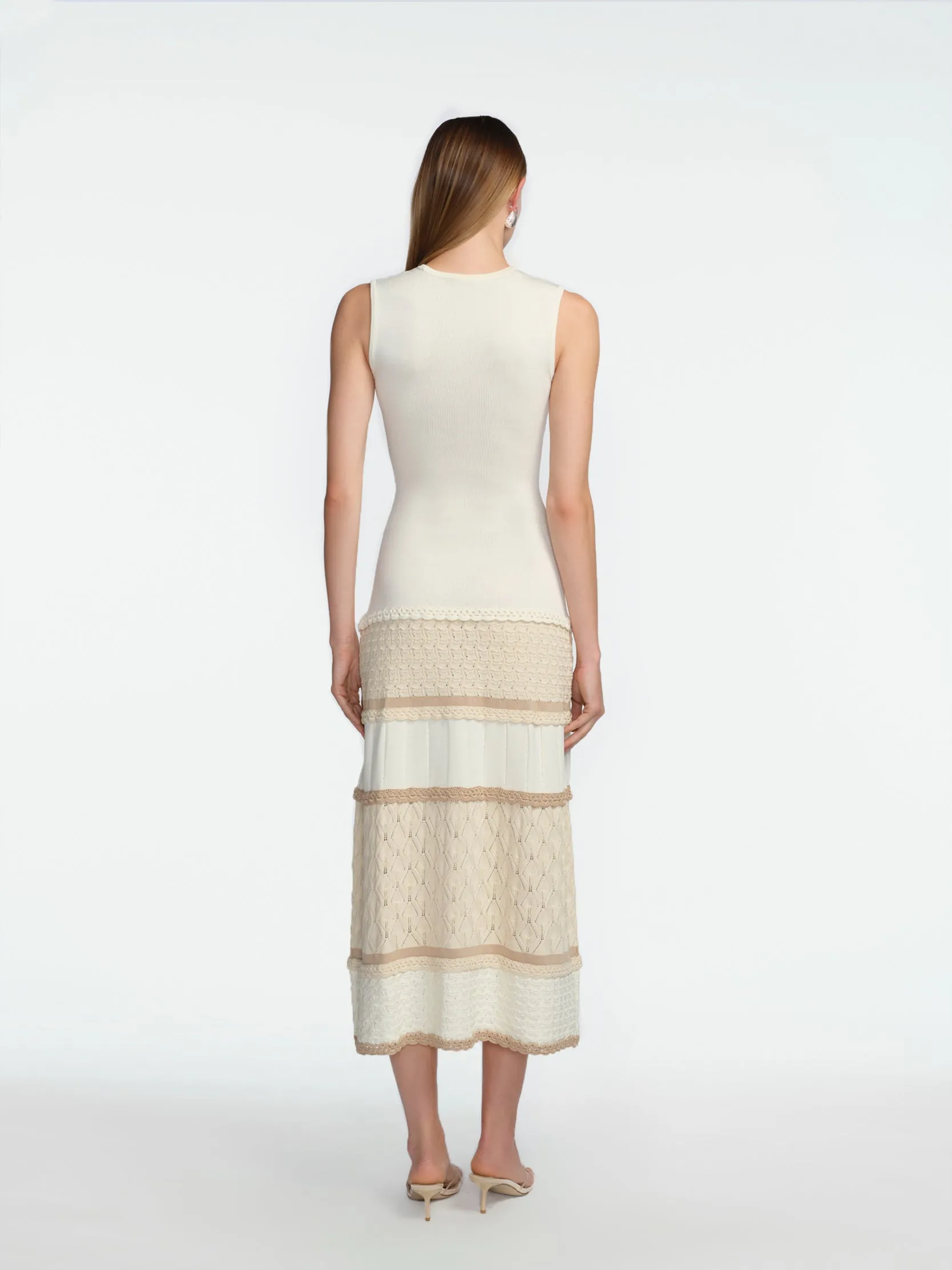 Pointelle Knit Dress sold by Lela Rose product image thumbnail 4