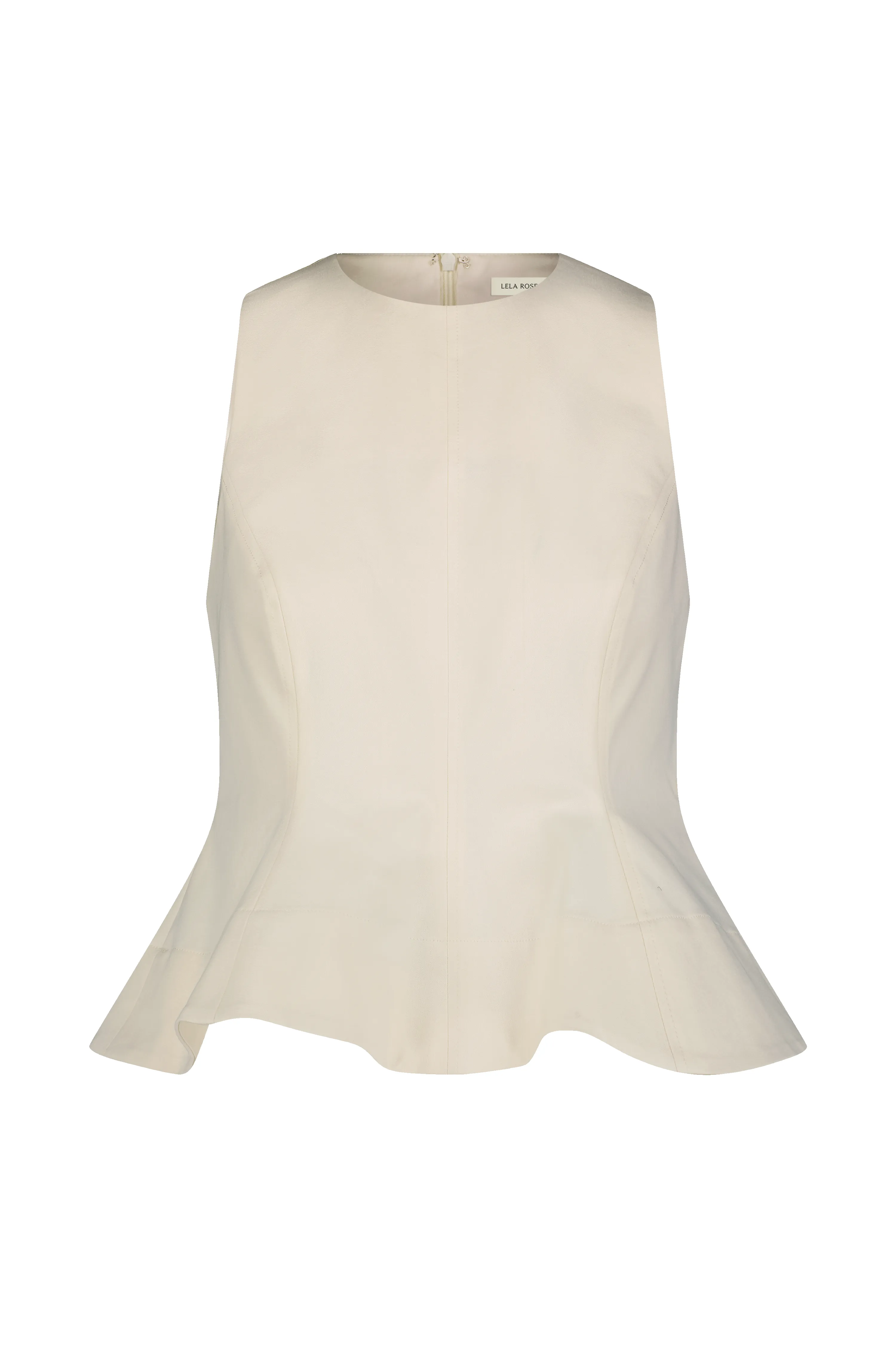 Stretch Cotton Halter Top sold by Lela Rose product image thumbnail 5