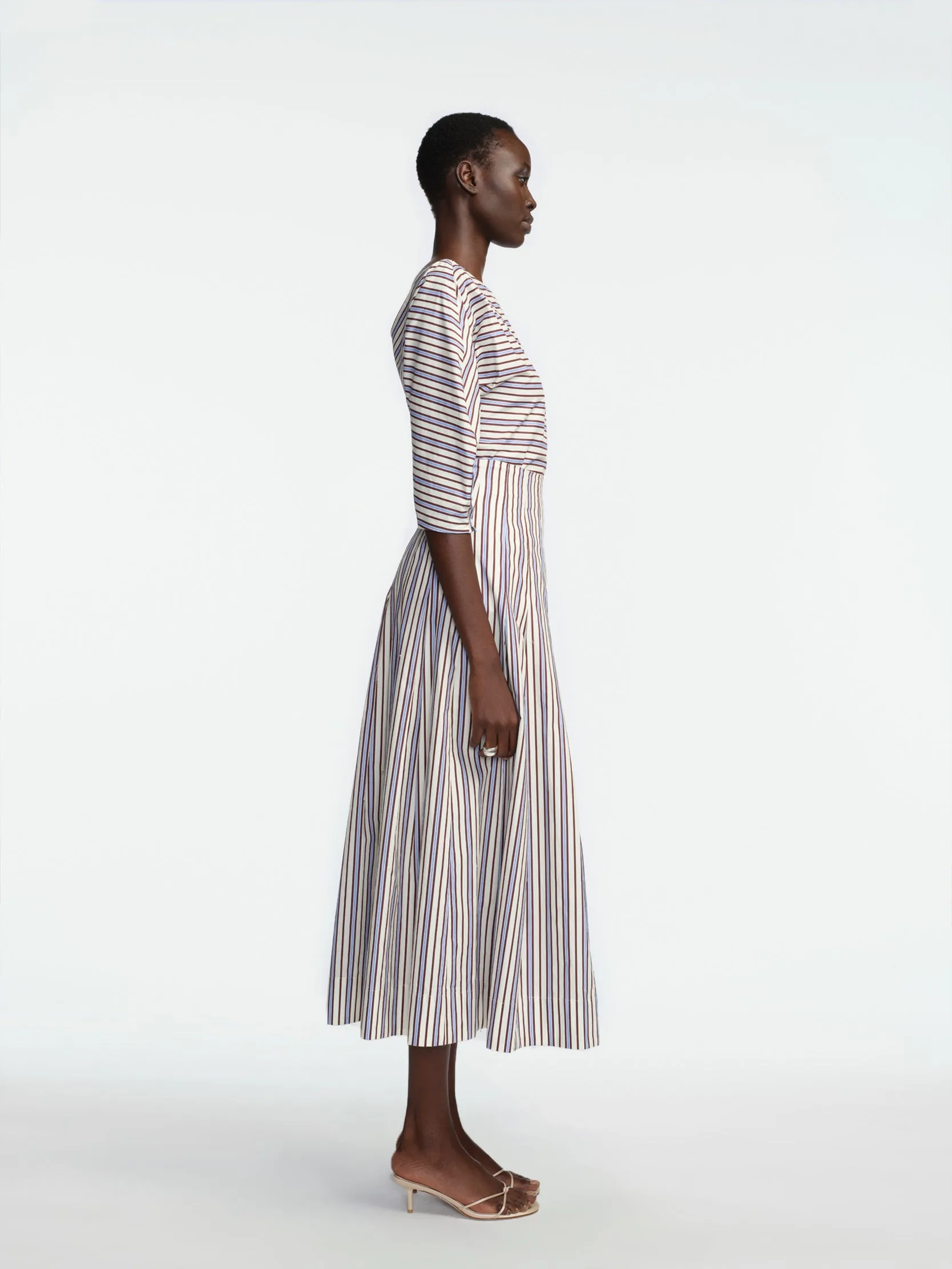 Striped Cotton Dolman Sleeve Top sold by Lela Rose product image thumbnail 3
