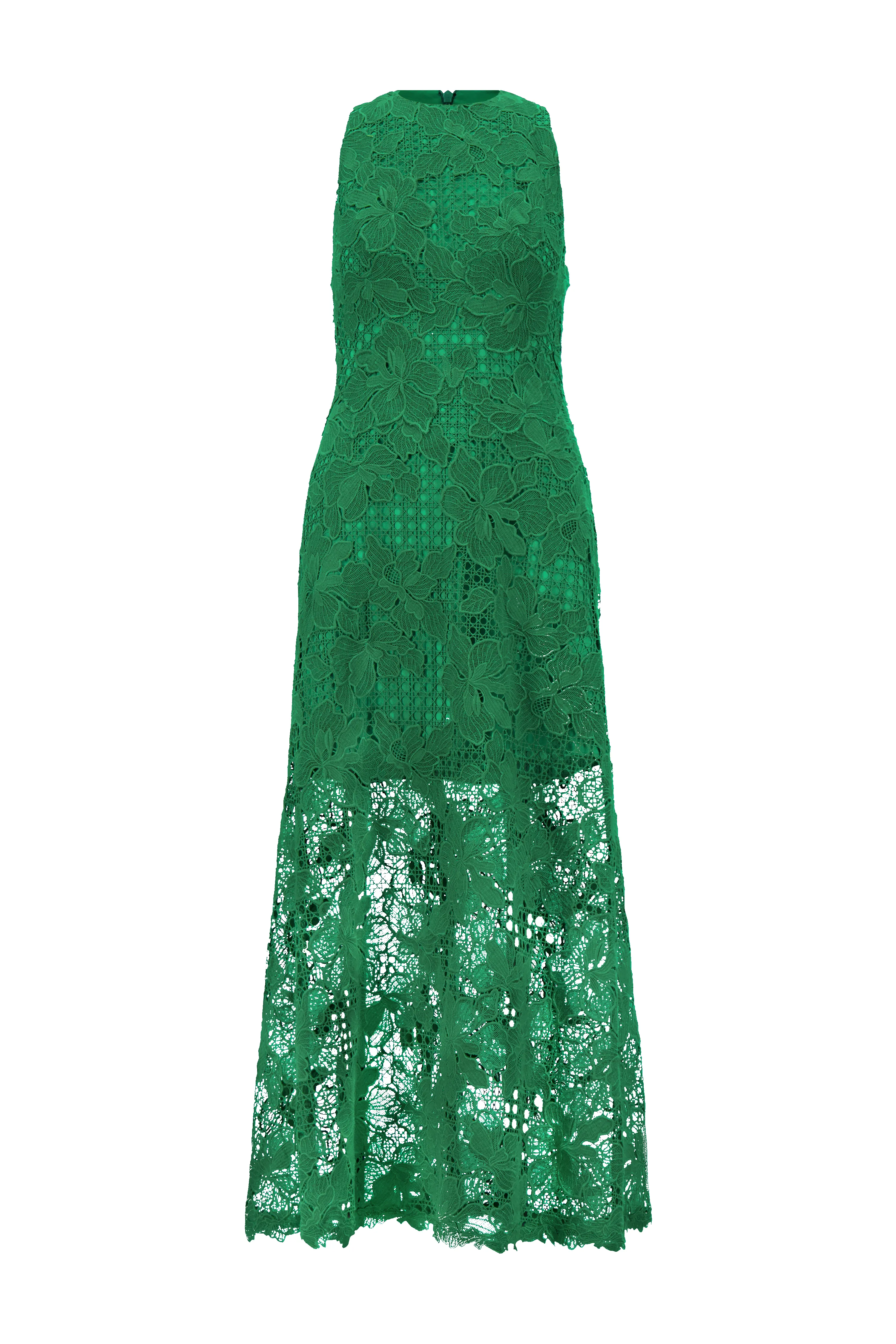 Lattice Guipure Lace Midi Dress sold by Lela Rose product image thumbnail 4