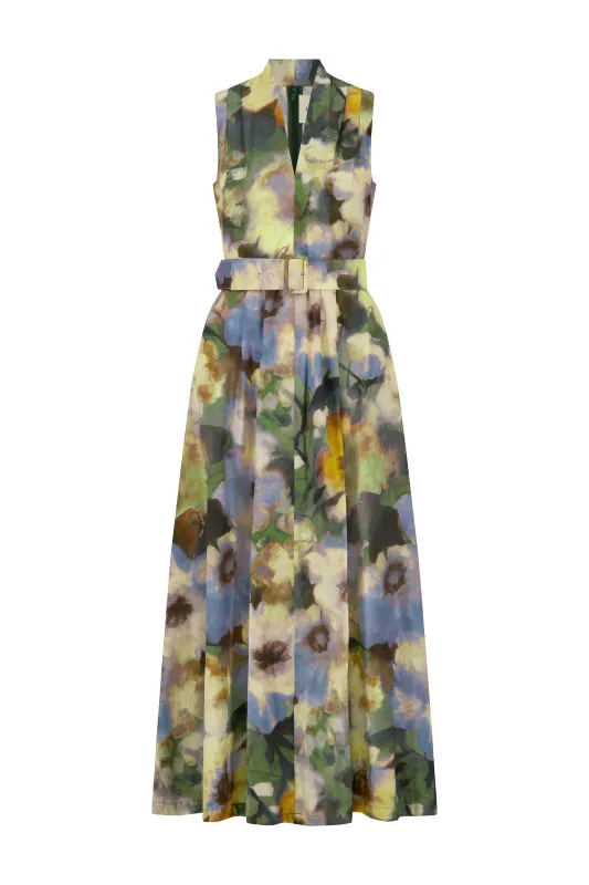 Floral Printed Cotton Margot Dress made by Lela Rose