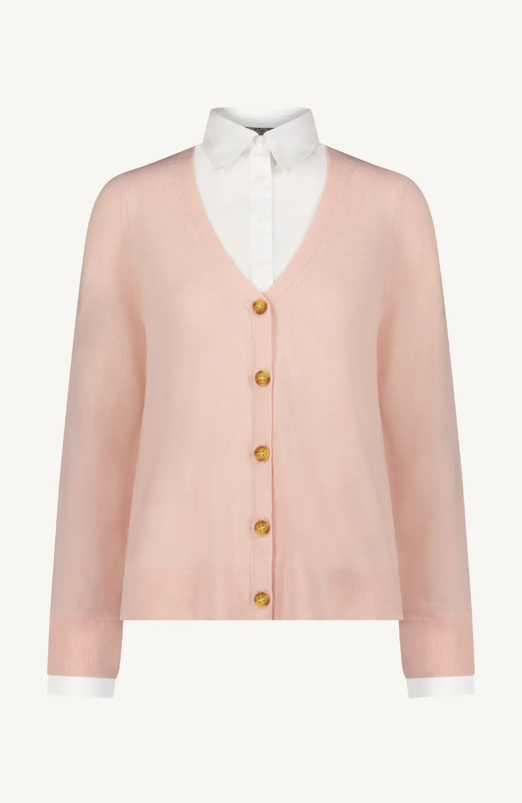 Poplin Combo Knit Top sold by Lela Rose